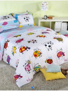 Joy Bedding Colorful Cotton Twin Set